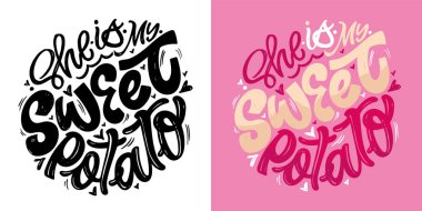 Moda el çizimi karalama yazısı alıntısı. Tişört tasarımı, kupa baskısı, çanta baskısı, kıyafet modası. % 100 elle çizilmiş vektör resmi.