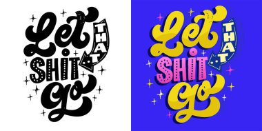 Güzel el çizimi karalama alıntısı. Tişört tasarımı, kupa baskısı, çanta baskısı, kıyafet modası. % 100 elle çizilmiş vektör resmi.