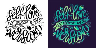 Güzel el çizimi karalama alıntısı. Tişört tasarımı, kupa baskısı, çanta baskısı, kıyafet modası. % 100 elle çizilmiş vektör resmi.