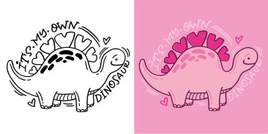 Komik moda basılabilir el karalama harfleri alıntısı. Tişört tasarımı, kupa baskısı, çanta baskısı, kıyafet modası. % 100 elle çizilmiş vektör resmi.