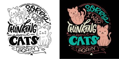 Komik moda basılabilir el karalama harfleri alıntısı. Tişört tasarımı, kupa baskısı, çanta baskısı, kıyafet modası. % 100 elle çizilmiş vektör resmi.