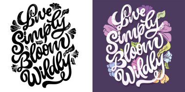 Sevimli el çizimi, modaya uygun harfler. Tişört tasarımı, kupa baskısı, çanta baskısı, kıyafet modası. % 100 elle çizilmiş vektör resmi.