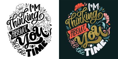 Güzel el çizimi karalama alıntısı. Tişört tasarımı, kupa baskısı, çanta baskısı, kıyafet modası. % 100 elle çizilmiş vektör resmi.