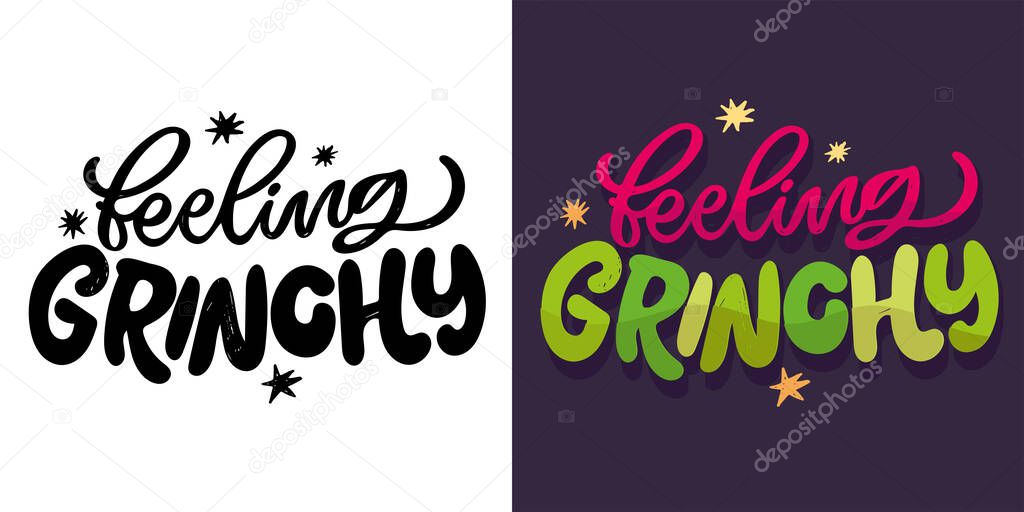Lettering quote about winter holidays. 100% hand drawn vector image.  Lettering for t-shirt design, mug print, bag print, clothes fashion.