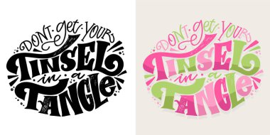 % 100 vektör el karalama dosyası. Kış tatilleriyle ilgili güzel bir el yazısı. Tişört tasarımı, kupa baskısı, çanta baskısı, kıyafet modası. 