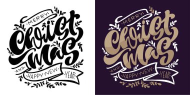 % 100 vektör el karalama dosyası. Kış tatilleriyle ilgili güzel bir el yazısı. Tişört tasarımı, kupa baskısı, çanta baskısı, kıyafet modası. 