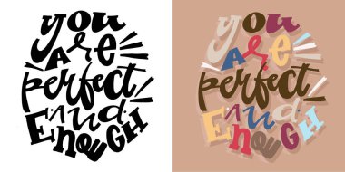 Güzel el çizimi alıntılar. Tişört tasarımı, kupa baskısı, çanta baskısı, kıyafet modası. 