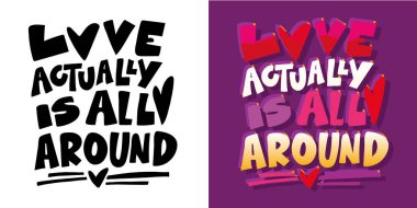 Komik bir el çizimi karalama alıntısı. Tişört tasarımı, kupa baskısı, çanta baskısı, kıyafet modası. % 100 elle çizilmiş vektör resmi.