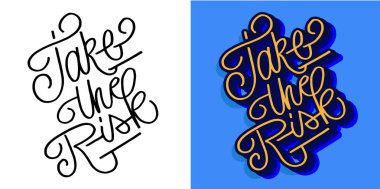 Moda el çizimi karalama yazısı alıntısı. Tişört tasarımı, kupa baskısı, çanta baskısı, kıyafet modası. % 100 elle çizilmiş vektör resmi.