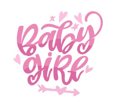 Küçük bebek partisi, el çizimi doole harfleri. Tişört tasarımı, resim baskısı, çıkartma.