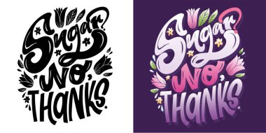 Sağlıklı yiyecekler hakkında el yazısı karalama yazısı. Tişört tasarımı, kupa baskısı, çanta baskısı, kıyafet modası. % 100 elle çizilmiş vektör resmi.