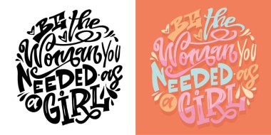 Moda el çizimi karalama yazısı alıntısı. Tişört tasarımı, kupa baskısı, çanta baskısı, kıyafet modası. % 100 elle çizilmiş vektör resmi.