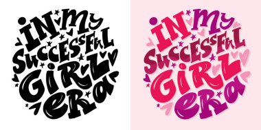 Komik el çizimi karalama alıntısı. Tişört tasarımı, kupa baskısı, çanta baskısı, kıyafet modası. % 100 elle çizilmiş vektör resmi.