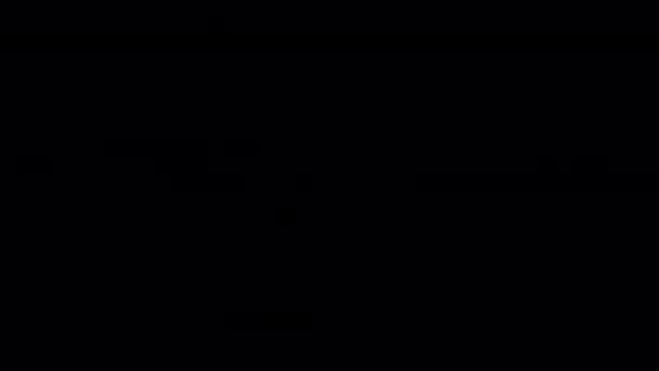 Cutie Cadou Arc Panglici Set Scene Aspect Inactiv Deschis Confetti — Videoclip de stoc