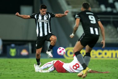 Rio, Brezilya - 26 Ekim 2022 - Botafogo ile Bragantino arasındaki maç 34 rauntluk Brezilya Şampiyonası, Nilton Santos Stadyumu 'nda serisi