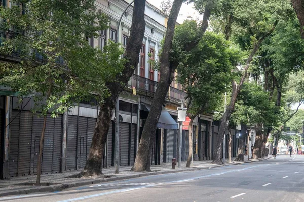 stock image Rio de janeiro, Brazil - october 16, 2022:  Carioca street  in the city center, with old facades