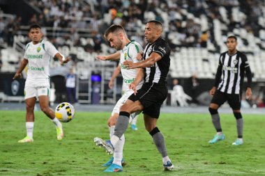 Rio, Brezilya - Kasım 01, 2022 - Botafogo-Cuiaba maçında Brezilya Şampiyonası 'nın 35. raundunda Marcal oyuncusu, Nilton Santos Stadyumu' nda serisi