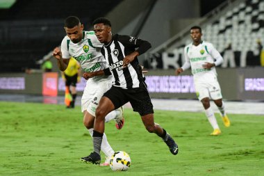 Rio, Brezilya - Kasım 01, 2022 - Jeffinho oyuncusu Cuiaba ile Botafogo arasında oynanan maçta Brezilya Şampiyonası 'nın 35.
