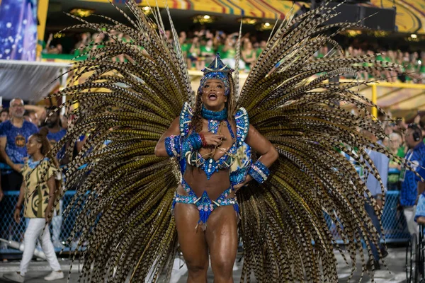 Rio Brazylia Kwiecień 2022 Samba School Portela Rio Carnival Które — Zdjęcie stockowe