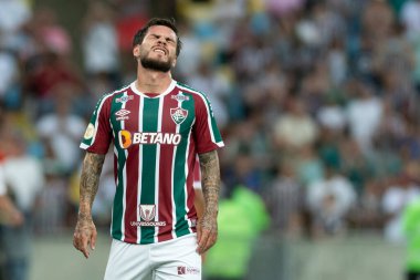 Rio, Brezilya - Kasım 02, 2022 - Nathan maçta Fluminense ile Sao Paulo arasında 36. Brezilya Şampiyonası karşılaşması, Maracana Stadyumu 'nda seriler