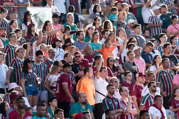 Rio Brazília November 2022 Szurkolók Mérkőzés Fluminense Sao Paulo Között — Stock Fotó