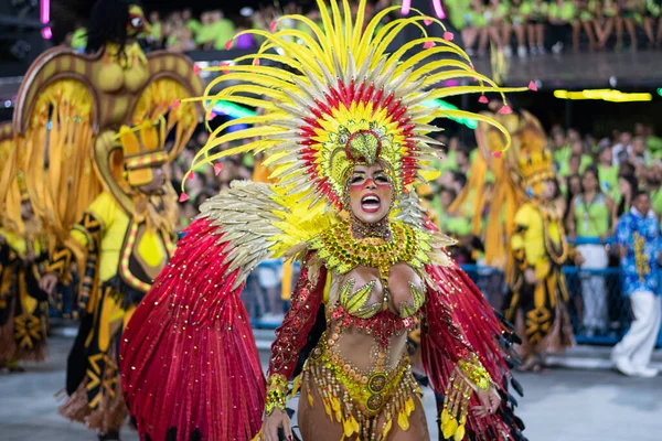 Rio Brazylia Kwiecień 2022 Samba School Unidos Tijuca Rio Carnival — Zdjęcie stockowe