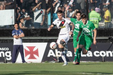 Rio, Brezilya - 31 Temmuz 2022: Vasco vs Chapecoense arasındaki maçta Gabriel PEC oyuncusu Sao Januario Stadyumu 'nda 22.