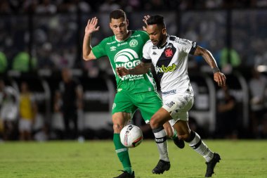 Rio, Brezilya - 31 Temmuz 2022: Alex Teixeira Vasco vs Chapecoense arasındaki maçta Sao Januario Stadyumu 'nda 22.
