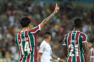 Rio, Brazil - February 05, 2023, German Cano player in match between Fluminense vsAudax RIo by 07th round of Carioca Championship,  in Maracana Stadium