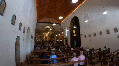 Rio, Brazil - december 27, 2022: interior of the Convent of Santo Antonio in Largo da Carioca, central region of the city