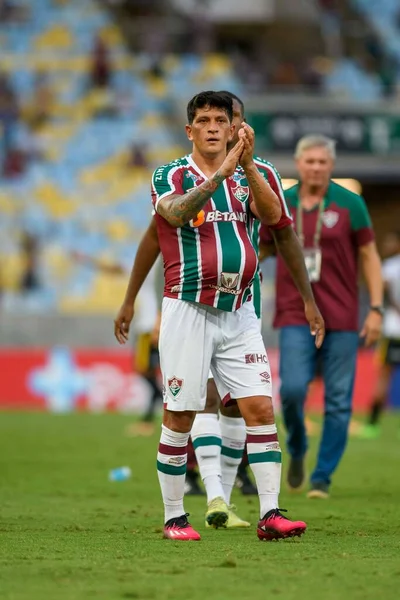 Rio Brasil Março 2023 Jogador Alemão Cano Jogo Entre Fluminense — Fotografia de Stock