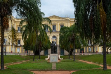 Rio, Brezilya - Nisan 07, 2023, Quinta da Boa Vista, Sao Cristovao Imperial Quarter 'daki belediye parkı.