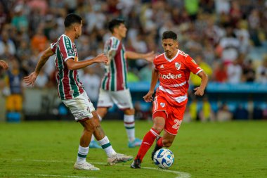 Rio, Brezilya - 02 Mayıs 2023, Aliendro oyuncusu Fluminense (BRA) ile Libertadores Kupası (ARG) arasındaki maçta, Maracana Stadyumu 'nda grup aşamasında