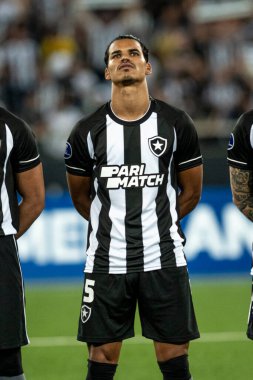 Rio, Brezilya - Mayıs 04, 2023, Danilo Barbosa Botafogo (BRA) ile LDU (EQu) arasındaki maçta Sudamerica Kupası, Nilton Santos Stadyumu 'nda grup sahnesi