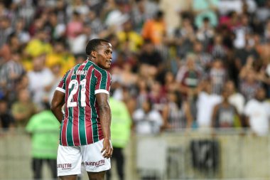 Rio, Brezilya - Mayıs 06, 2023, John Arias Fluminense ile Vasco arasındaki maçta Brezilya Şampiyonası 4. raunt, Maracana Stadyumu