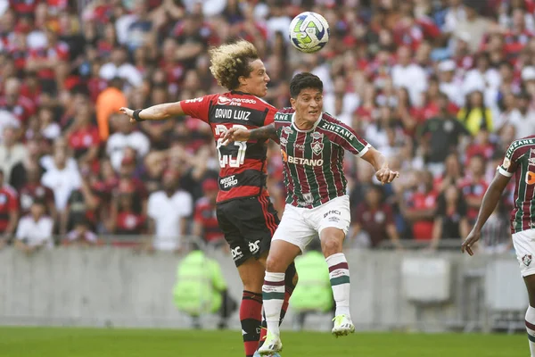 Rio Brazílie Července 2023 David Luiz Německý Hráč Cano Atacante — Stock fotografie