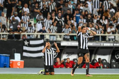 Rio, Brezilya - Eylül 02, 2023, Nilton Santos Stadyumu 'nda Botafogo ve Flamengo arasında oynanan maçta Victor Sa, Brezilya' nın 22.