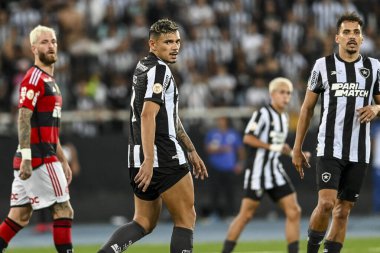 Rio, Brezilya - Eylül 02, 2023, Tiquinho Soares Brezilya Kupası 'nın 22. Raundunda Botafogo ve Flamengo arasındaki maçta Nilton Santos Stadyumu' nda oynadı.