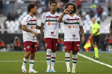 Rio, Brezilya - 16 Eylül 2023, Marcelo oyuncusu Vasco ile Fluminense arasındaki maçta Brezilya 'nın Nilton Santos Stadyumu' nda oynanan 23.