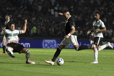 Rio, Brezilya - 21 Eylül 2023, Brezilya Sao Januario Stadyumu 'nda Vasco ile Coritiba arasında oynanan maçta Payet oyuncusu