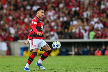 Rio, Brezilya - Kasım, 09, 2023, Matheuzinho oyuncusu, Brezilya 'nın Maracana Stadyumu' nda oynanan 33.