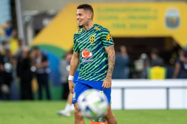 Rio, Brezilya - 21 Kasım 2023, Raphael Veiga Brezilya x Arjantin maçında FIFA Dünya Kupası elemelerinin altıncı turunda