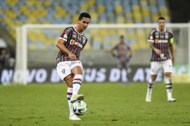 Rio, Brezilya - 25 Kasım 2023, PH Ganso oyuncusu Fluminenese ile Coritiba arasında oynanan maçta Brezilya 'nın 35. raundunda Maracana Stadyumu' nda oynanacak