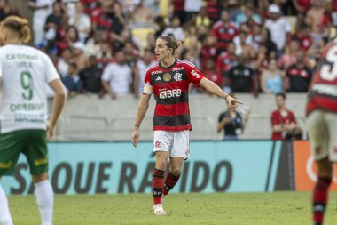 Rio, Brezilya - 3 Aralık 2023, Filipe Luis, Brezilya 'nın Maracana Stadyumu' nda oynanan 37. Raundda Flamengo-Cuiaba maçında karşılaşacak.