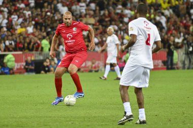 Rio, Brezilya - 27 Aralık 2023, Zico All-star maçı, Zico 'nun Maracana Stadyumu' ndaki hayır maçı.