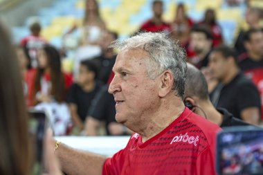 Rio, Brezilya - 27 Aralık 2023, Zico All-star maçı, Zico 'nun Maracana Stadyumu' ndaki hayır maçı.