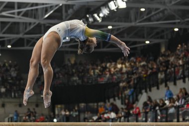 Santiago, Şili, 23 Ekim 2023, Flavia Saraiva (BRA) 2023 Pan Amerikan Oyunları 'nda kadın Sanatçı