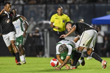 Rio, Brezilya - 18 Ocak 2024, Sao January Stadyumu 'nda oynanan 21. Carioca Şampiyonası' nda Vasco ve Boavista arasındaki maçta Crystopher oyuncusu