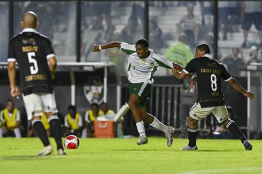 Rio, Brezilya - 18 Ocak 2024, Sao January Stadyumu 'nda oynanan 21. Carioca Şampiyonası' nda Vasco ve Boavista arasında oynanan maç.