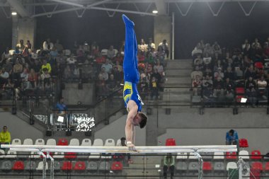 Santiago, Şili, 23 Ekim 2023, Diogo Soares (BRA) 2023 Pan Amerikan Oyunları 'nda erkekler Artistik